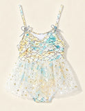 Sequined Mermaid One-Piece Swimsuit