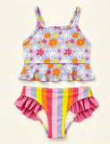 Cute Printed Sunscreen Quick-drying Split Swimsuit