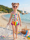 Cute Printed Sunscreen Quick-drying Split Swimsuit