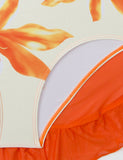 Beautiful Big Flower One-piece Swimsuit